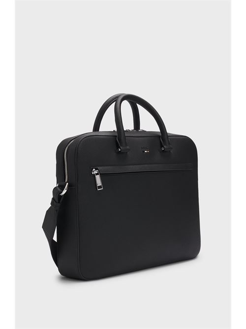 Document bag in hammered semi-leather BOSS | 50536498 RAY_S DOC CASE.001